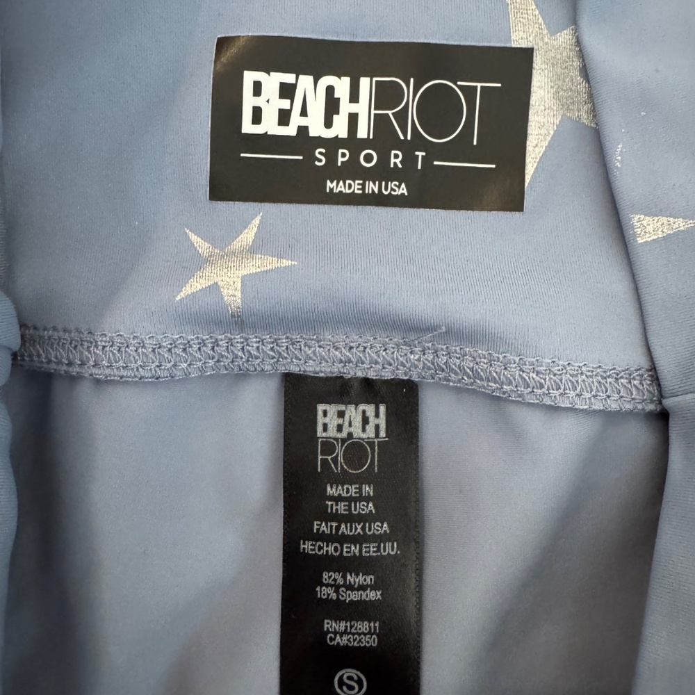 Beach Riot Libby Sports Bra Piper Leggings Set Winter Star Women's Size S Q - Picture 9 of 9